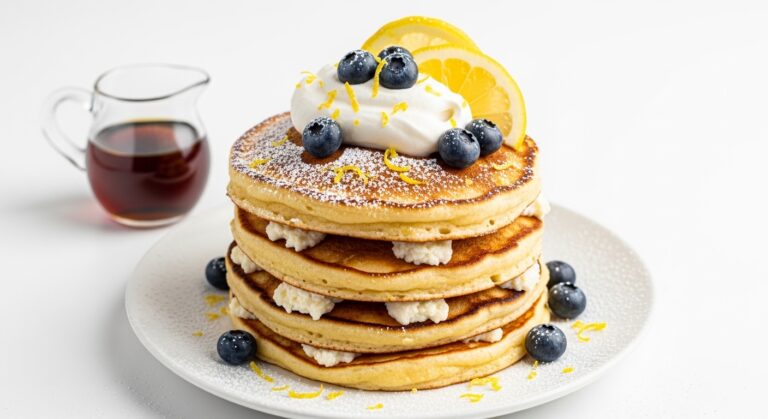 Fluffy, Golden Lemon Ricotta Pancakes You’ll Crave Every Weekend