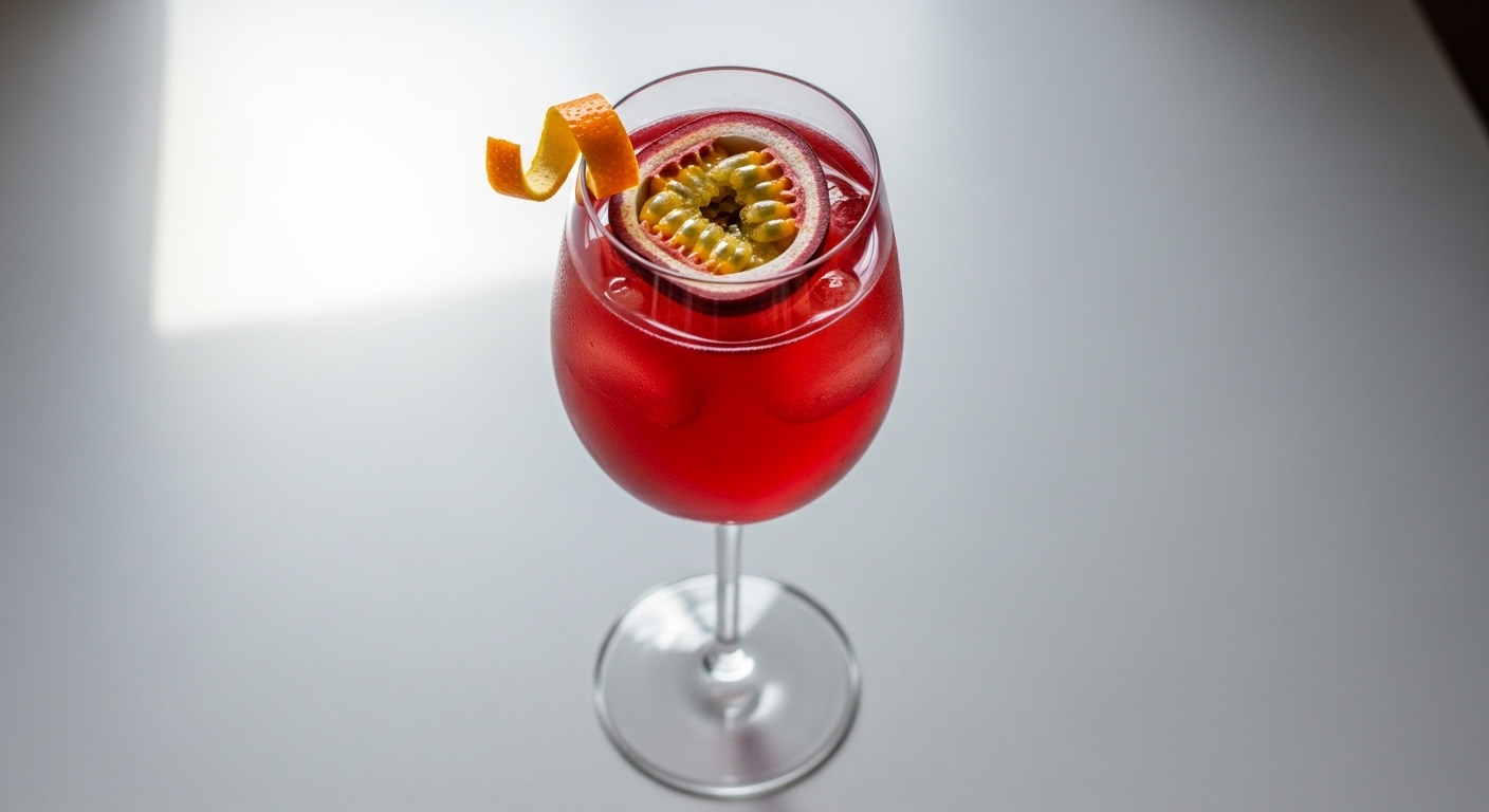 Passion Fruit Pinot Noir Spritz: A Refreshing Summer Sipper