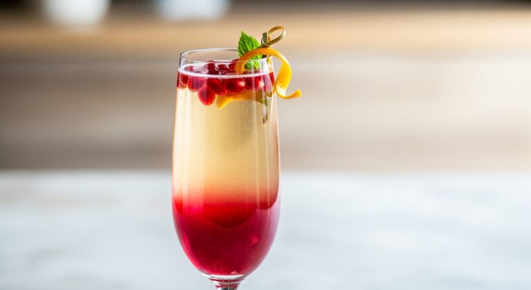 Pomegranate Riesling Mimosa: A Sparkling, Sweet & Tart Brunch Cocktail You’ll Fall In Love With