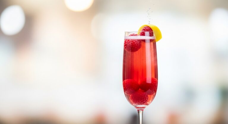 Discover the Effervescent Elegance of Raspberry Champagne Spritz