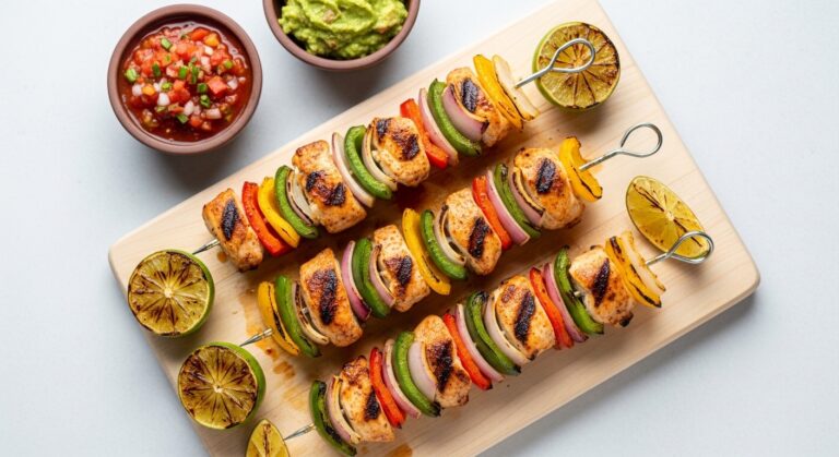Chicken Fajita Skewers: A Bold, Smoky, and Juicy One-Pan Wonder