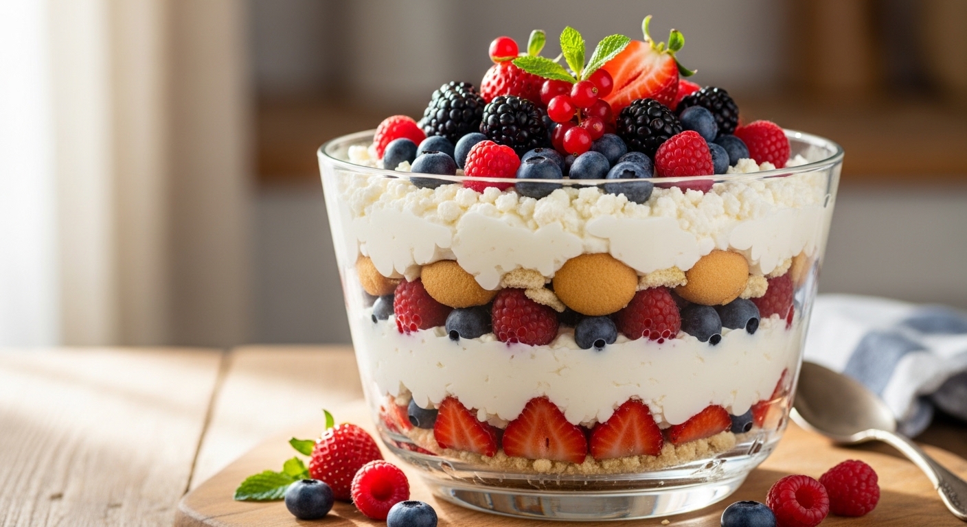 Cottage Cheese Trifle: A Creamy, No-Bake Dessert That’s Perfect for Any Occasion