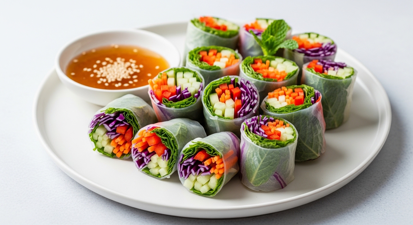 Chilled Veggie Spring Rolls: A Refreshing, Crunchy Summer Bite That’s Anything But Boring