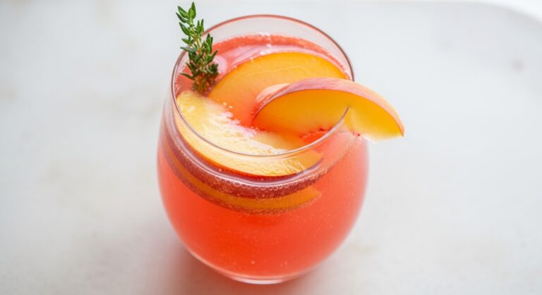 Peach Pinot Noir Spritz: A Refreshing Twist on a Classic Summer Sipper