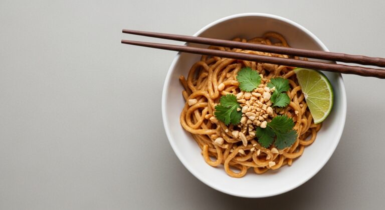 Thai Peanut Noodles: A Creamy, Crunchy, and Irresistible Comfort Dish