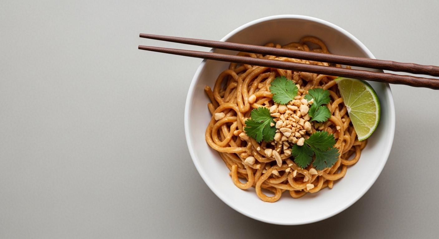 Thai Peanut Noodles: A Creamy, Crunchy, and Irresistible Comfort Dish