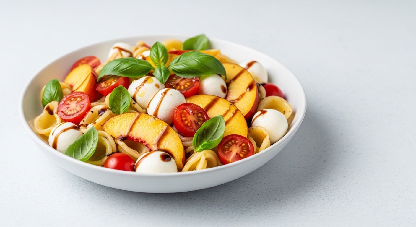 Peach Caprese Pasta: A Refreshing Summer Twist on a Classic Favorite