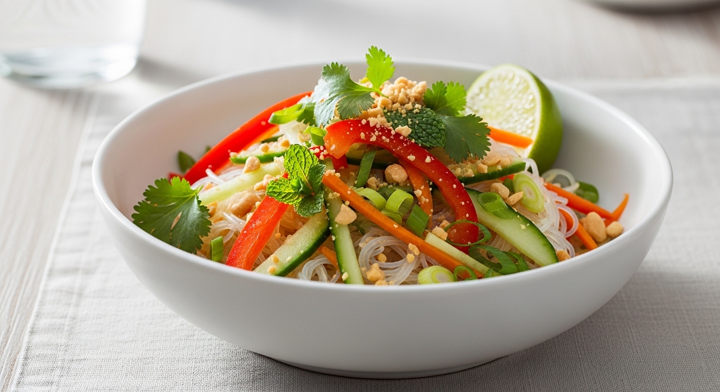Cool Down with These Irresistible Chilled Thai Noodle Bowls