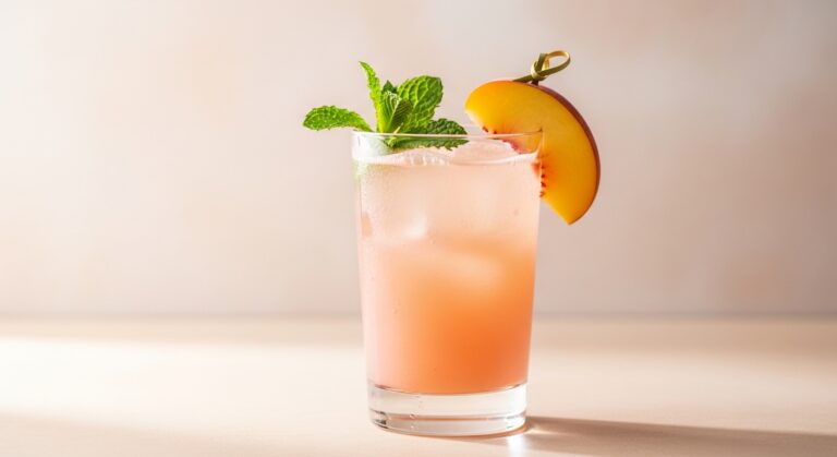 Peach Moscato Smash: The Sweet, Bubbly Summer Drink You’ve Been Craving