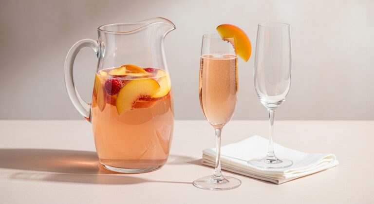 Peach Champagne Sangria: The Effervescent Summer Cocktail You’ll Want Every Day