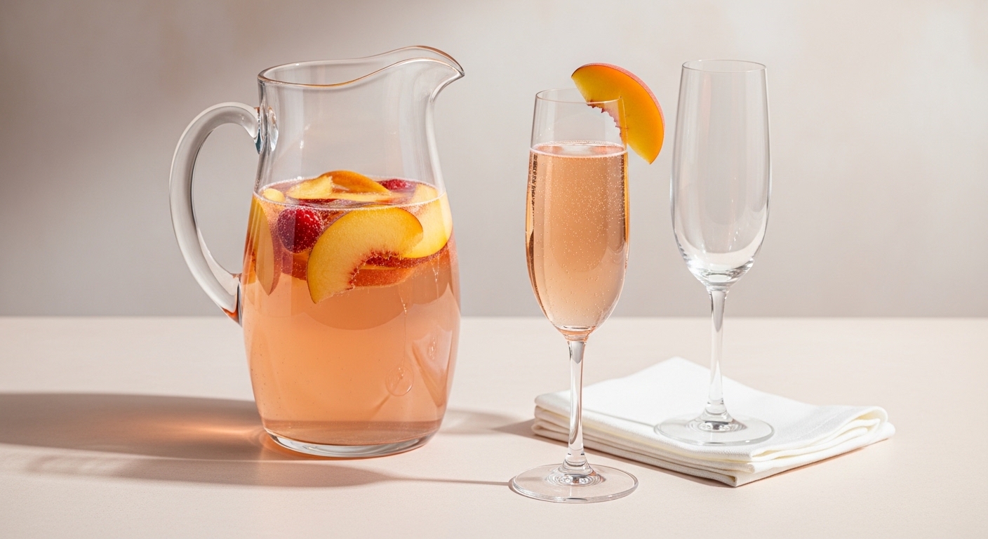 Peach Champagne Sangria: The Effervescent Summer Cocktail You’ll Want Every Day