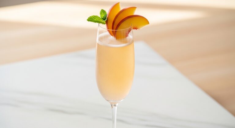 Peach Champagne Smash: The Bubbly, Fruity Cocktail That’s Taking Summer Parties by Storm