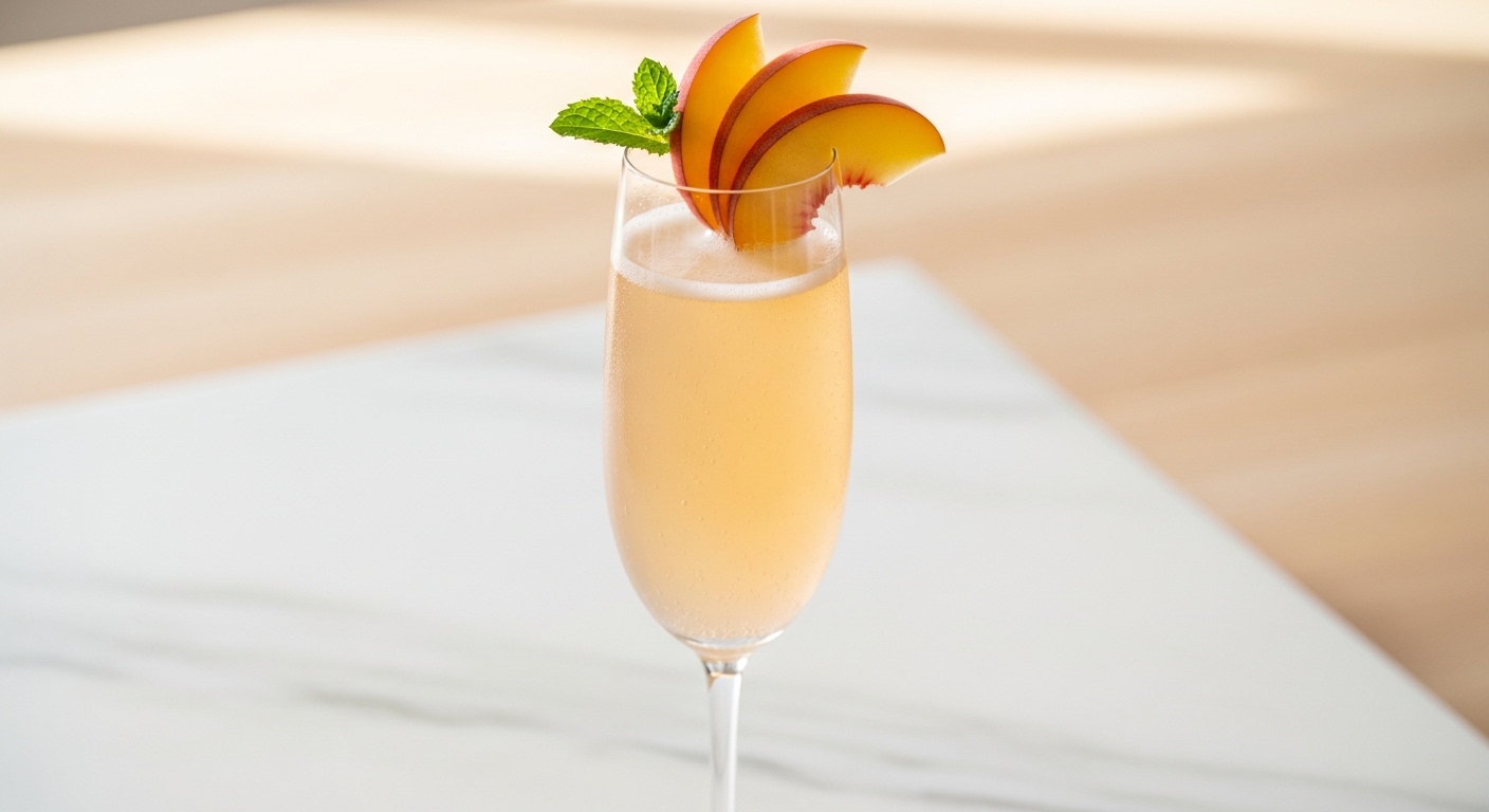 Peach Champagne Smash: The Bubbly, Fruity Cocktail That’s Taking Summer Parties by Storm