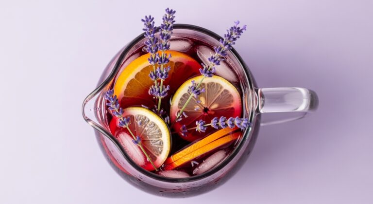 The Ultimate Lavender Pinot Noir Sangria: A Floral, Fruity, and Effervescent Summer Sipper