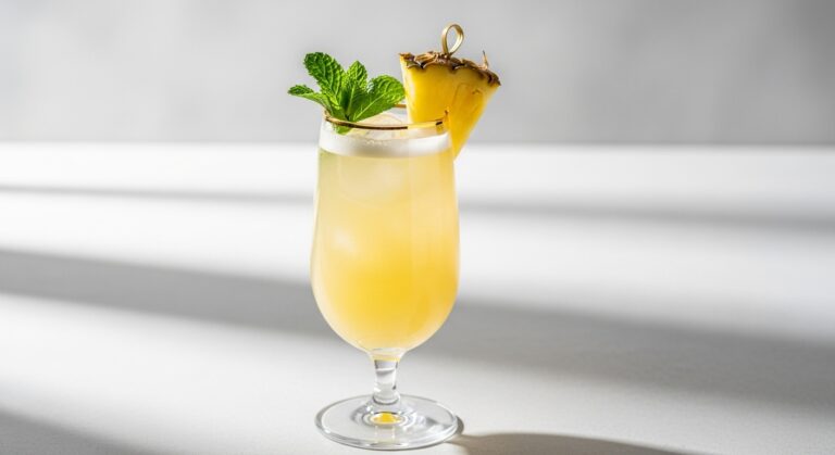 Indulge in a Tropical Twist: The Pineapple Champagne Smash