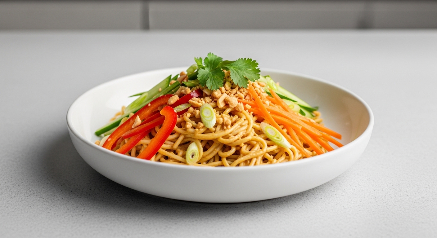 Chilled Peanut Noodle Salad: The Ultimate Cool, Creamy, and Crunchy Summer Dish You’ll Crave All Year