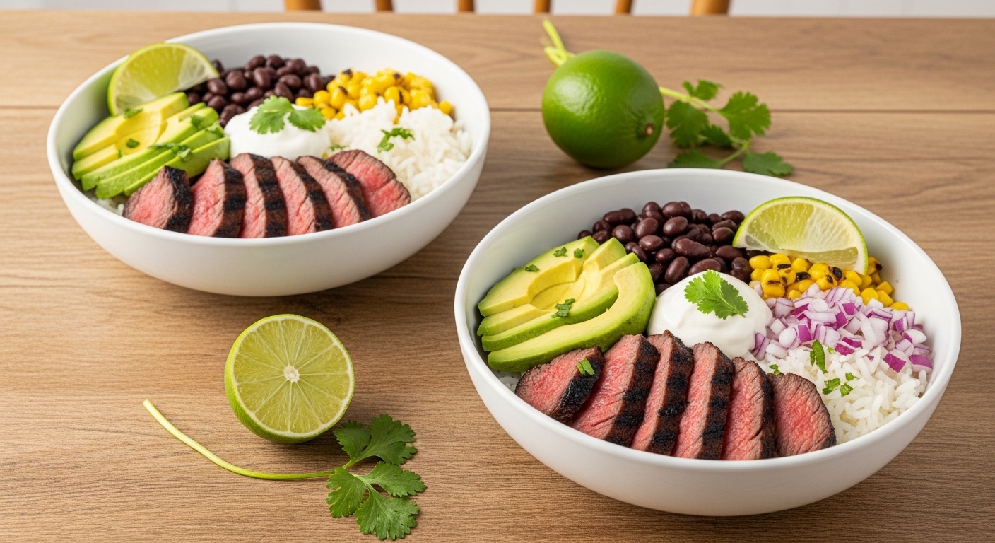 Grilled Steak Burrito Bowls: A Bold, Satisfying Meal That Packs Every Flavor You Crave