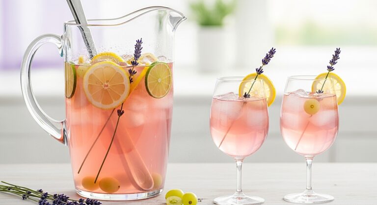 Discover the Soothing Elegance of Lavender Pinot Grigio Sangria