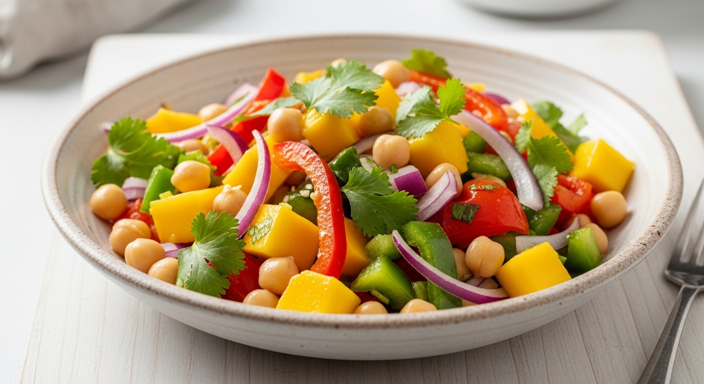 Mango Chickpea Salad: A Burst of Sweet, Savory, and Nutrient-Packed Flavor