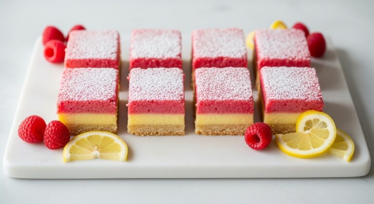 Raspberry Lemonade Bars – The Perfect Summer Dessert with a Tangy Twist