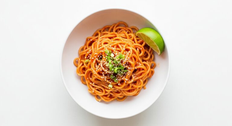 Chilled Sriracha Noodles: A Bold, Cool Twist on Asian Comfort Food