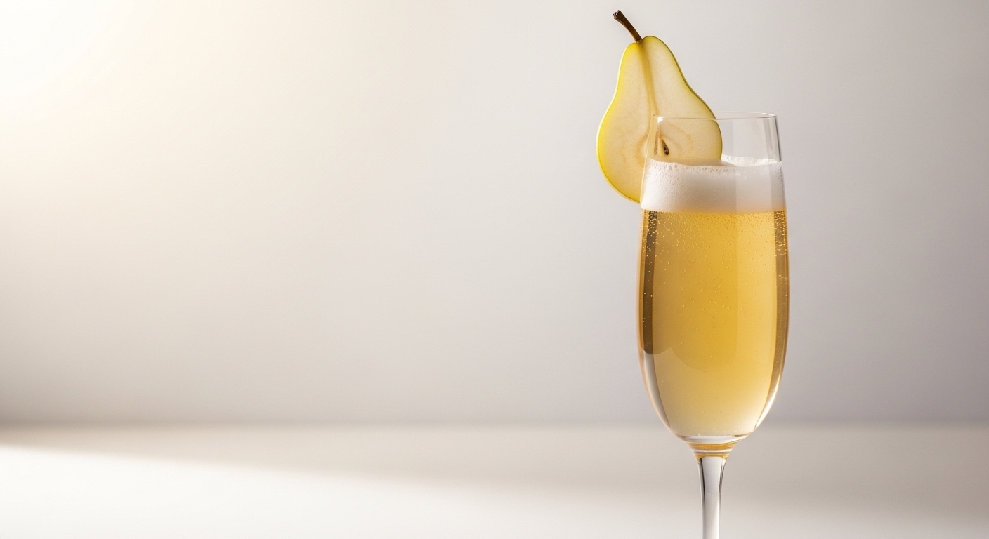 Discover the Elegant Sparkle of Pear Riesling Mimosa