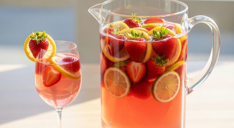 Strawberry Champagne Sangria: The Effervescent Summer Sipper You’ve Been Craving