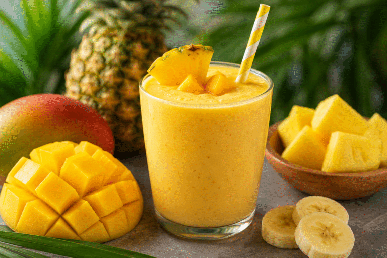 Tropical Mango-Pineapple Smoothie
