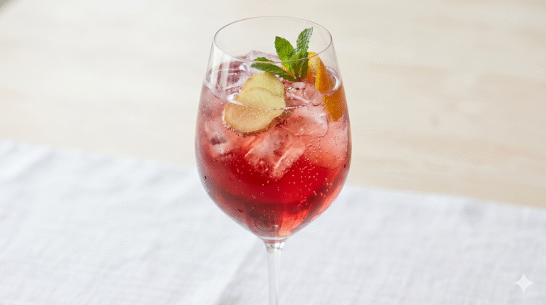 A Refreshing Twist on Holiday Drinks: The Ginger Pinot Noir Spritz