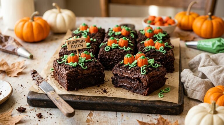 Pumpkin Patch Brownies