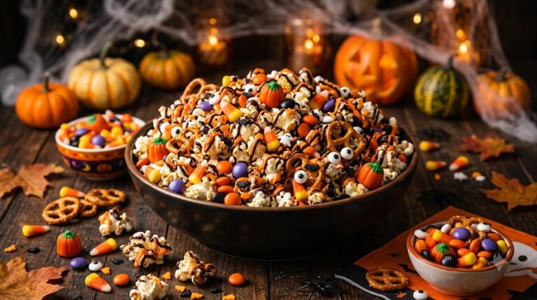 Halloween Popcorn Mix