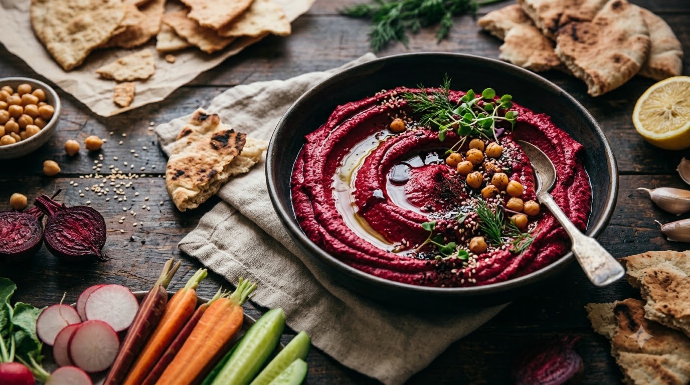 Bloody Beet Hummus