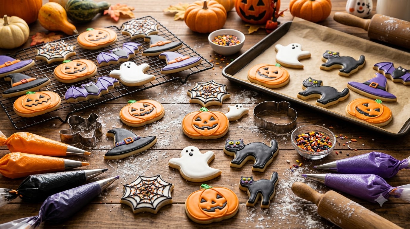Halloween Sugar Cookies Halloween Sugar Cookies