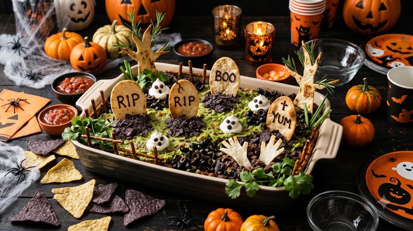 Graveyard Taco Dip