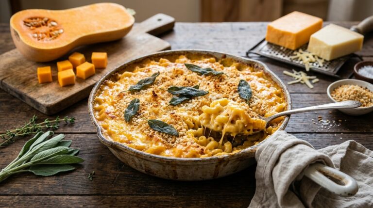 Butternut Squash Mac and Cheese