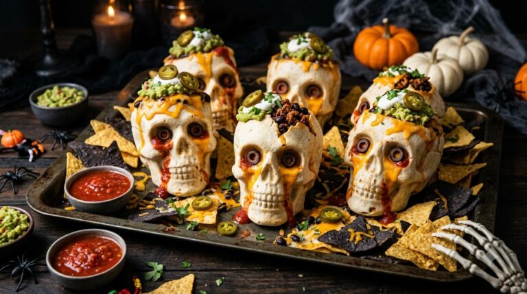 Spooky Nacho Skulls