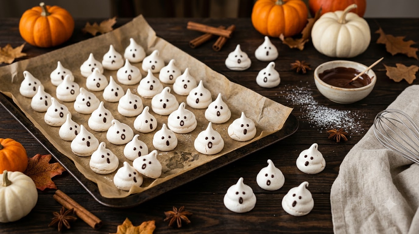 Ghost Meringue Cookies Ghost Meringue Cookies