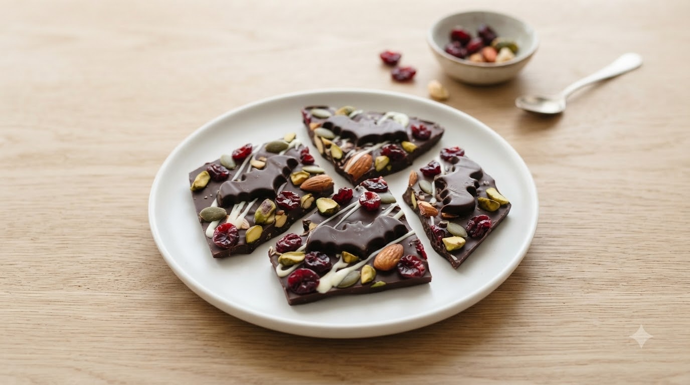 Bat Cranberry Chocolate Bark Bat Cranberry Chocolate Bark