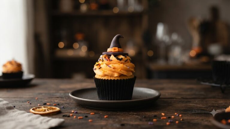 Witch Orange Cupcakes