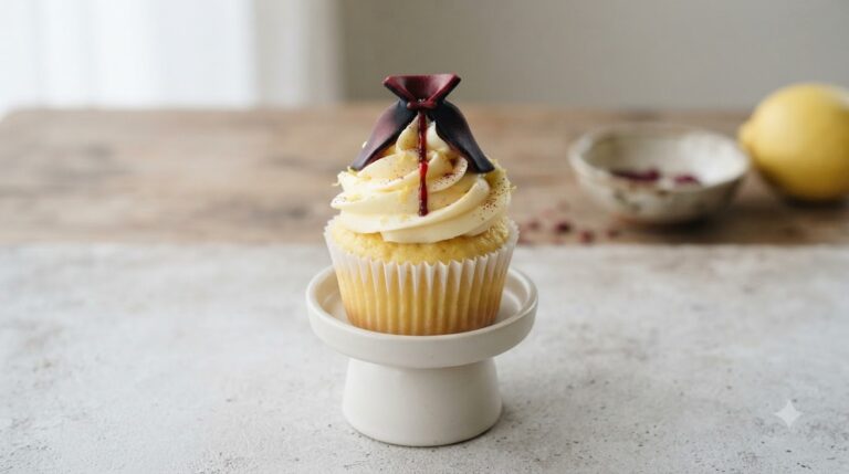 Vampire Lemon Cupcakes
