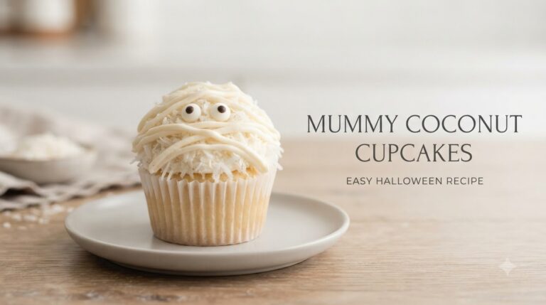 Mummy Coconut Cupcakes