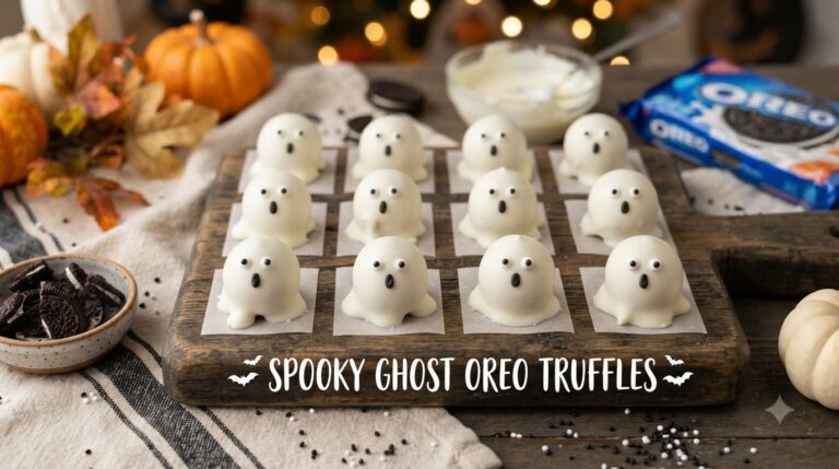 Ghost Oreo Truffles