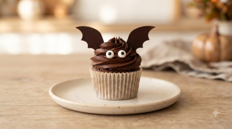 Bat Apple Cupcakes