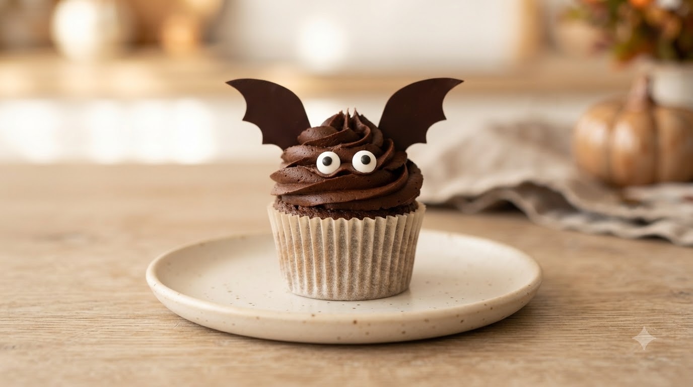 Bat Apple Cupcakes Bat Apple Cupcakes