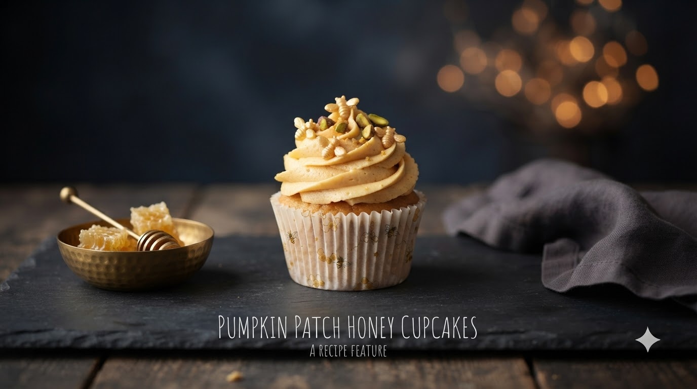 Pumpkin Patch Honey Cupcakes