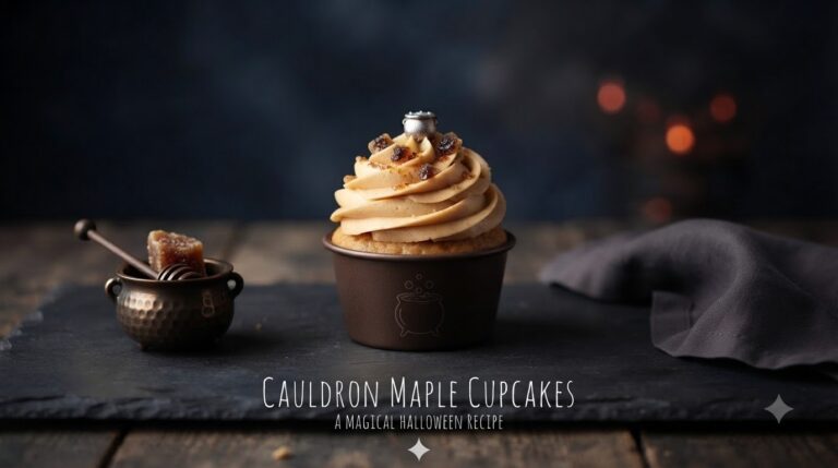 Cauldron Maple Cupcakes