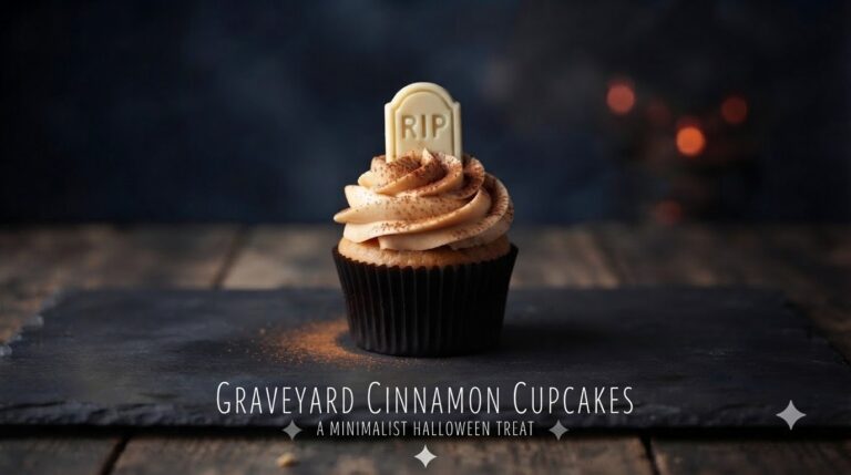 Graveyard Cinnamon Cupcakes