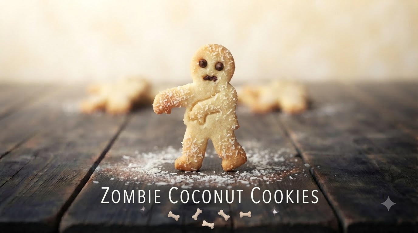 Zombie Coconut Cookies Zombie Coconut Cookies