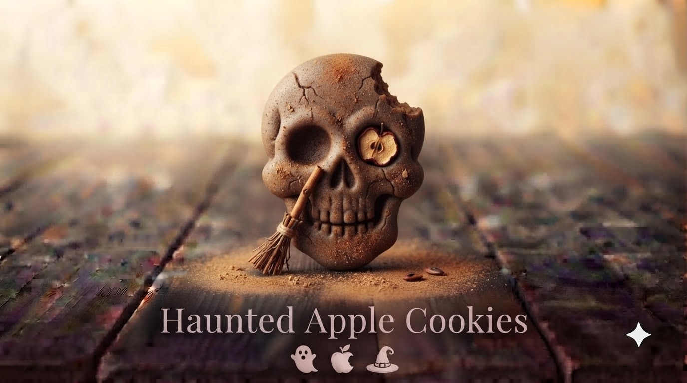 Haunted Apple Cookies Haunted Apple Cookies
