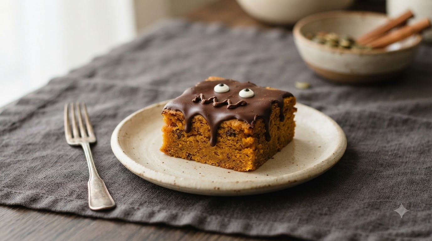 Zombie Pumpkin Blondies Zombie Pumpkin Blondies
